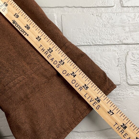 Bromley Coat Men Medium Brown Thermolite Plus‎ Insulated Zip Casual Work VTG - Picture 12 of 16